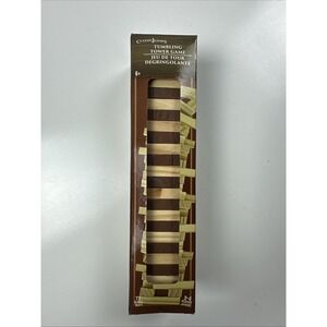 Classic Mini Wooden Blocks Stacking Tumbling Game 72 Pc  hand Crafted New